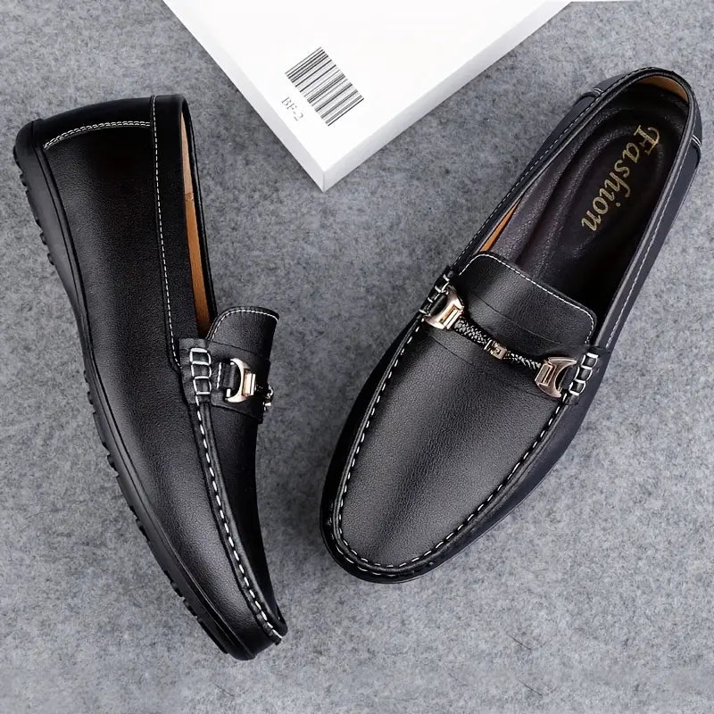 Louis Split Leather Loafers – Stylish, Lightweight & Durable