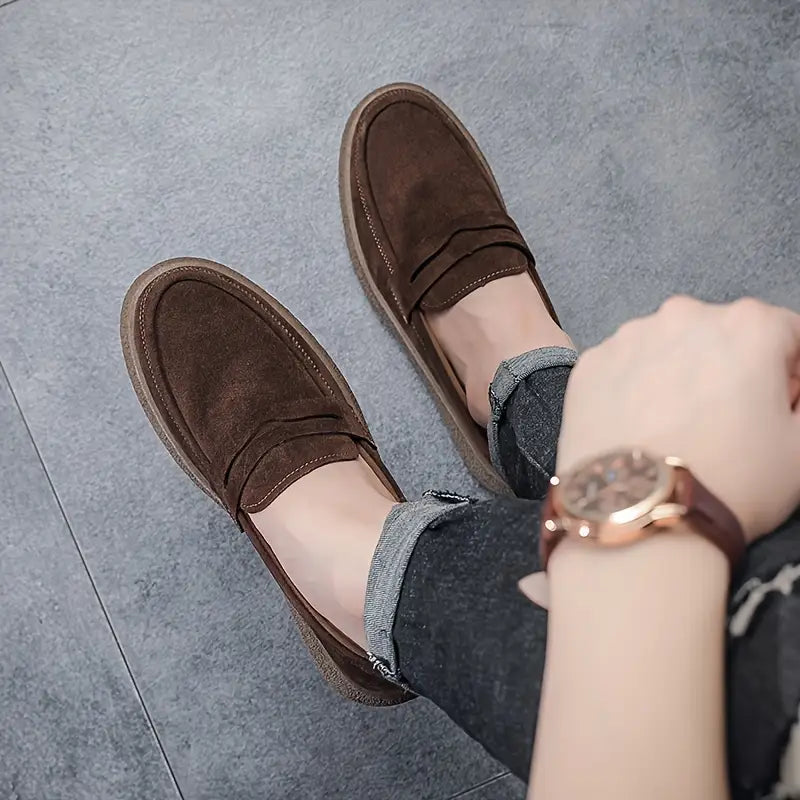 Ethan Vintage Casual Loafers – Timeless & Comfortable