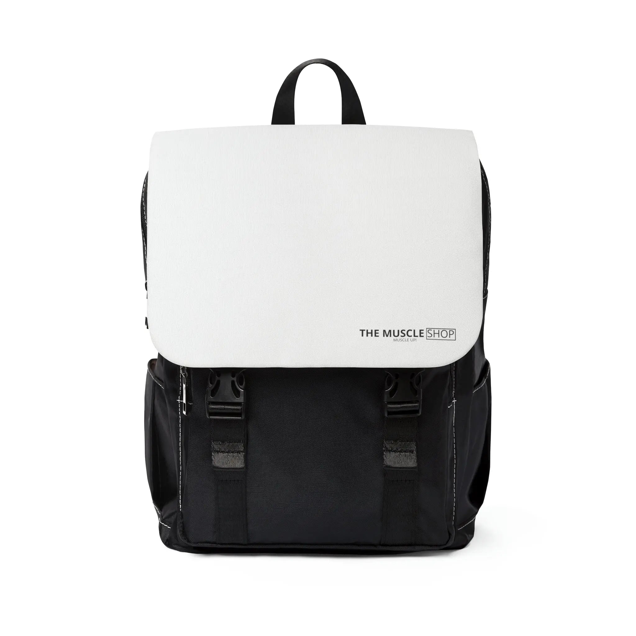 THE MUSCLE SHOP - SHOULDER BACKPACK Printify