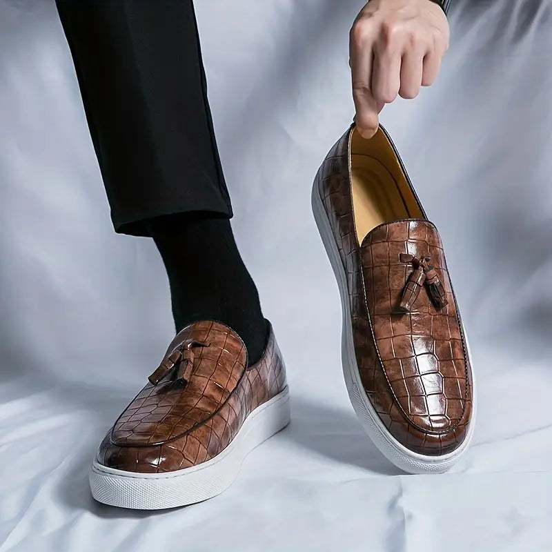 Heren Business Casual Penny Loafers – Tijdloos & Stijlvol