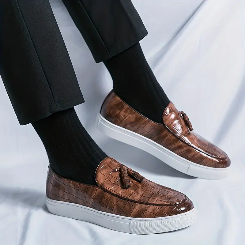 Heren Business Casual Penny Loafers – Tijdloos & Stijlvol