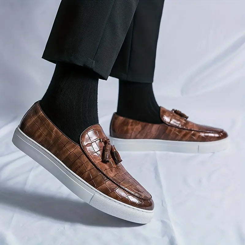 Heren Business Casual Penny Loafers – Tijdloos & Stijlvol