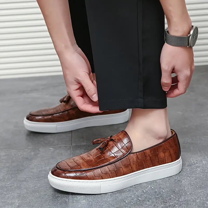 Heren Business Casual Penny Loafers – Tijdloos & Stijlvol