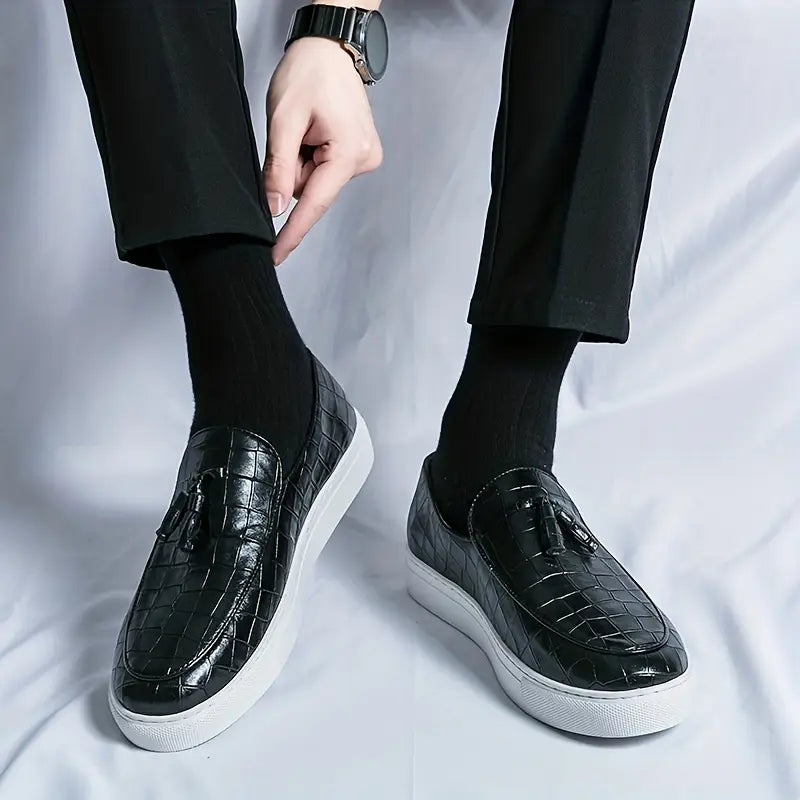 Heren Business Casual Penny Loafers – Tijdloos & Stijlvol