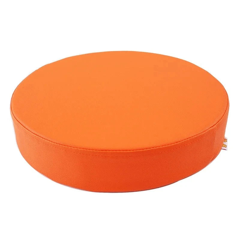 THE MUSCLE SHOP luxe oranje meditatiekussen voor ultiem comfort en ondersteuning tijdens meditatiesessies.