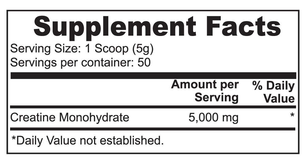THE MUSCLE SHOP - CREATINE MONOHYDRATE The Muscle Shop